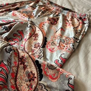 Velvety Vintage Paisley Pants